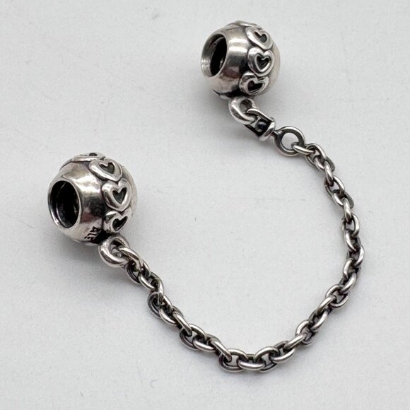 Pandora Bracelet Charm Set 6.5" with Rose Gold Sea Turtle Zirconia Purse Jem - Picture 11 of 12